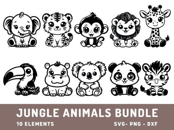 Download Safari Baby Animals SVG, Animals Bundle - Premium Resources