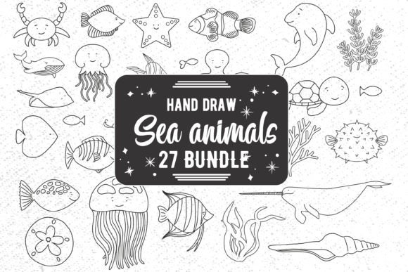Download Sea Animals Bundle Svg, Sea Animal Svg - Premium Resources